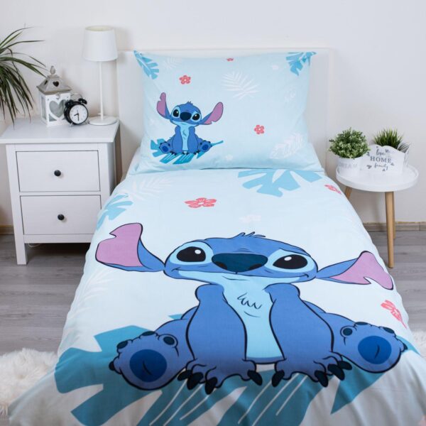 Pościel Lilo and Stitch Blue 140×200 | Bawełna | AleBajkowo